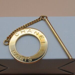 Vintage Chanel Scarf Ring - Gold